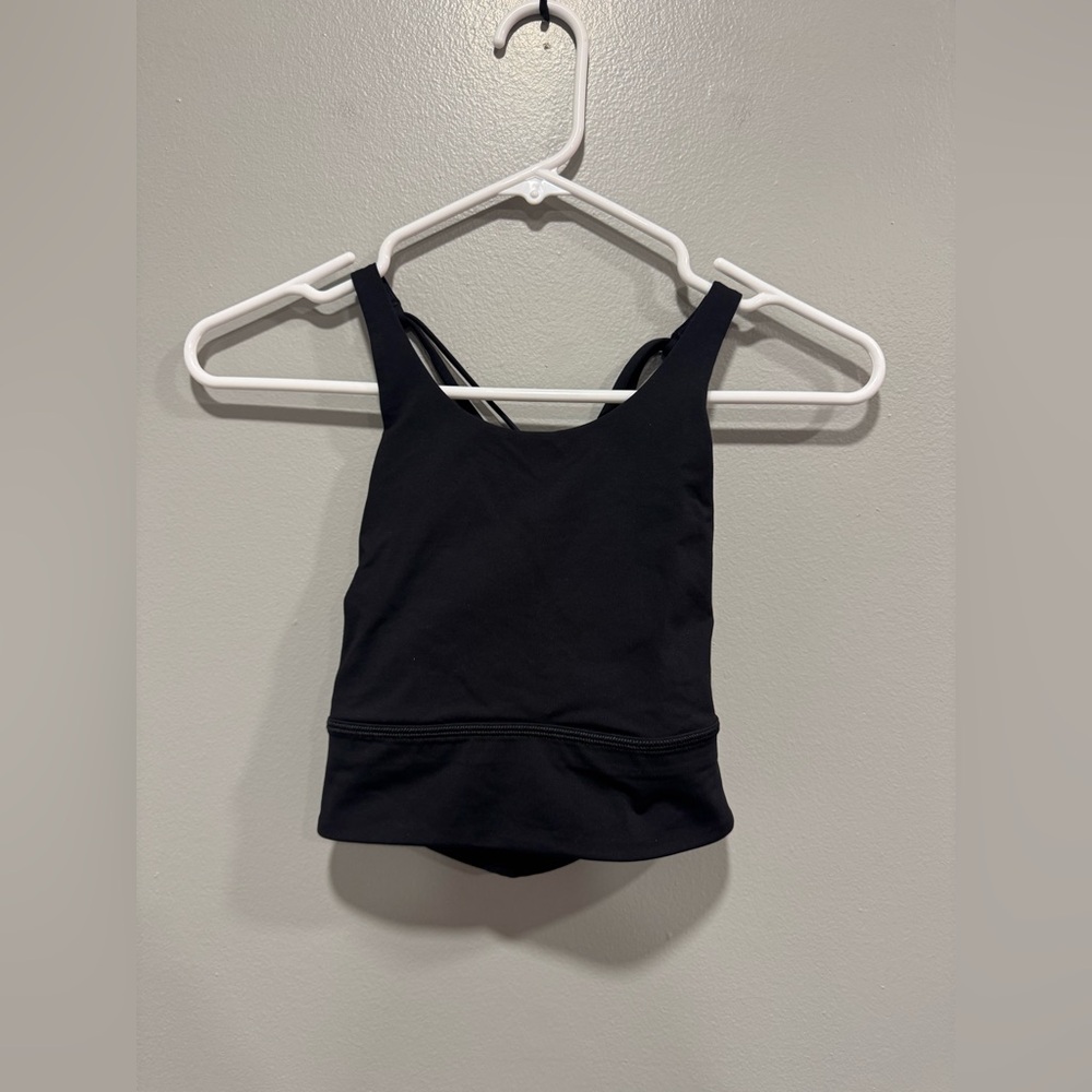 Lululemon Free To Be Bra Wild High Neck *Light Support, A/B Cup in Black Size 4